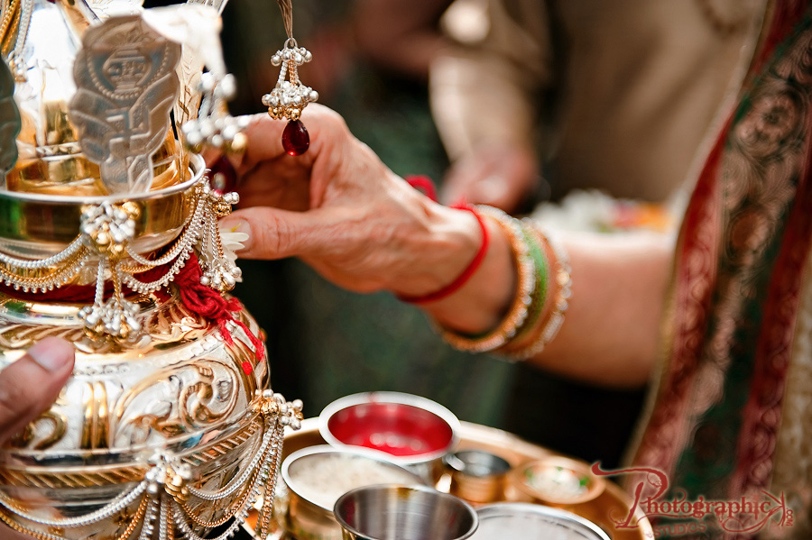 , Rupa and Rakesh Engagement Puja in Potomac Maryland