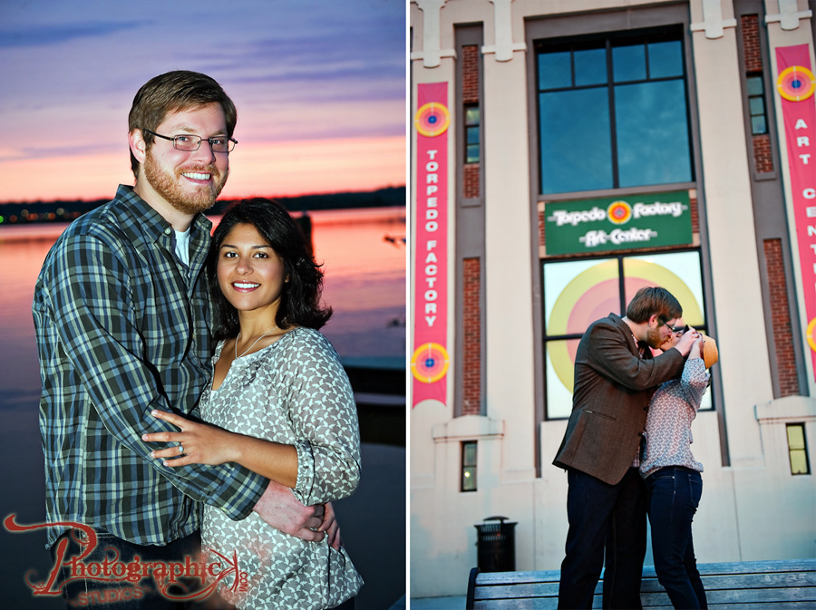 , Puja and Paul Engagement Session Teasers in Old Town Alexandria:)