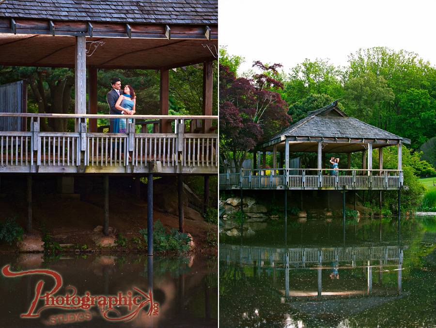 , Brookside Gardens Engagement Session of Leena and Anand