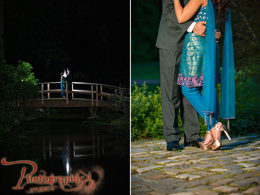 , Brookside Gardens Engagement Session of Leena and Anand