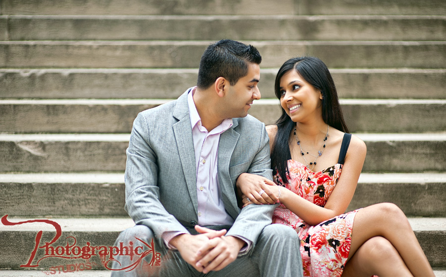 , Brookside Gardens Engagement Session of Palak and Manan
