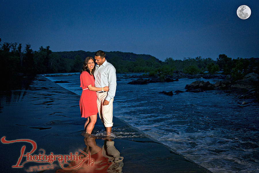 , Reetika and Dhaval&#8217;s Engagement Session at Great Falls, Virginia