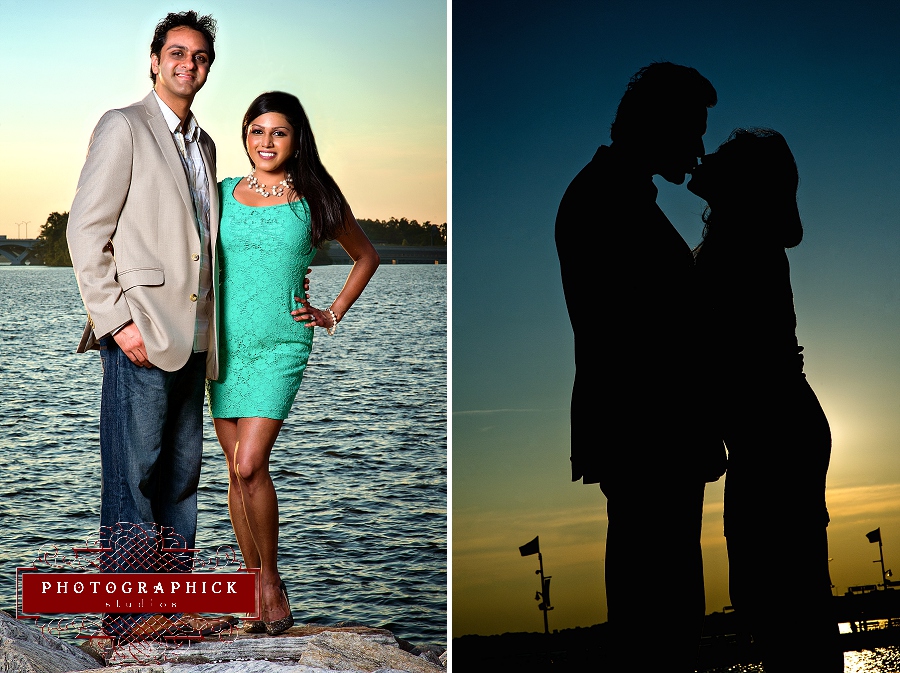 National Harbor Engagement Session, National Harbor Engagement Session of Sonya and Vikas