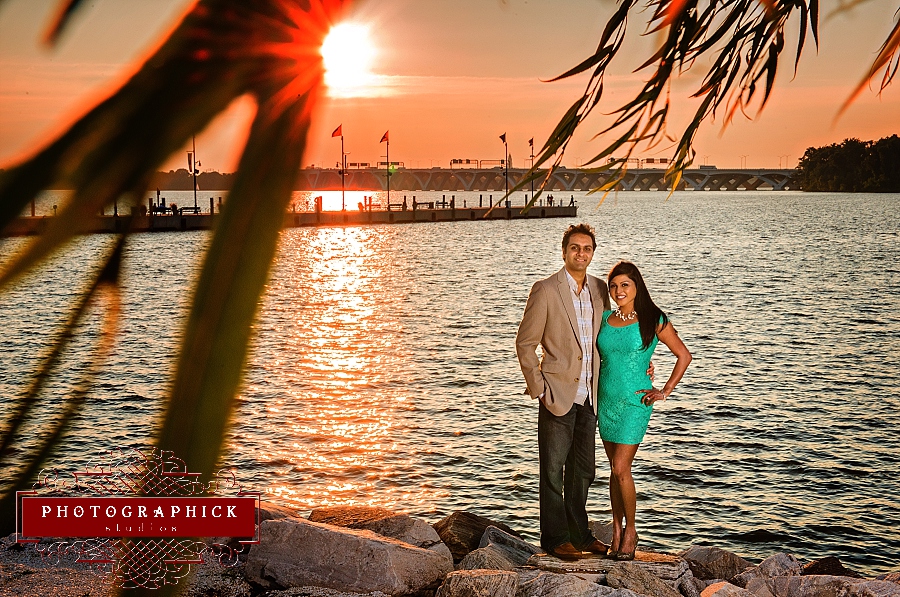 National Harbor Engagement Session, National Harbor Engagement Session of Sonya and Vikas