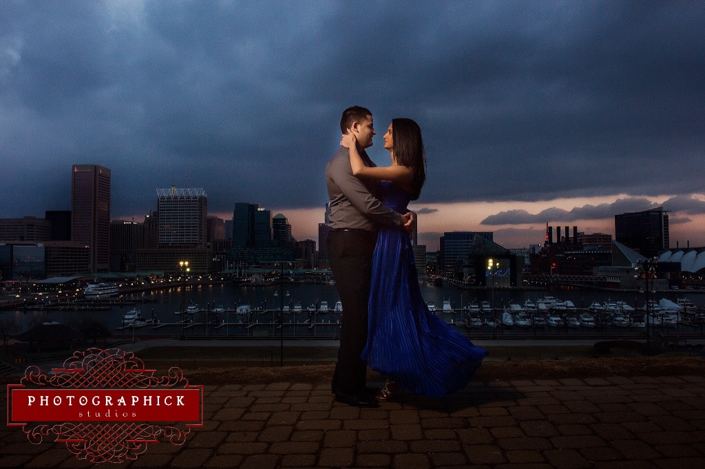 Baltimore Maryland Engagement Session, Megha and Akil: Baltimore Maryland Engagement Session