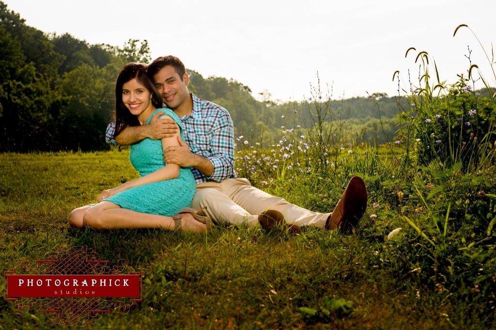 , Sarah and Kaiser- Sunflower Engagement Session