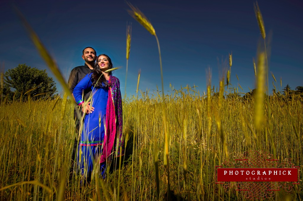 , Sara and Vishal Farm Engagement Session