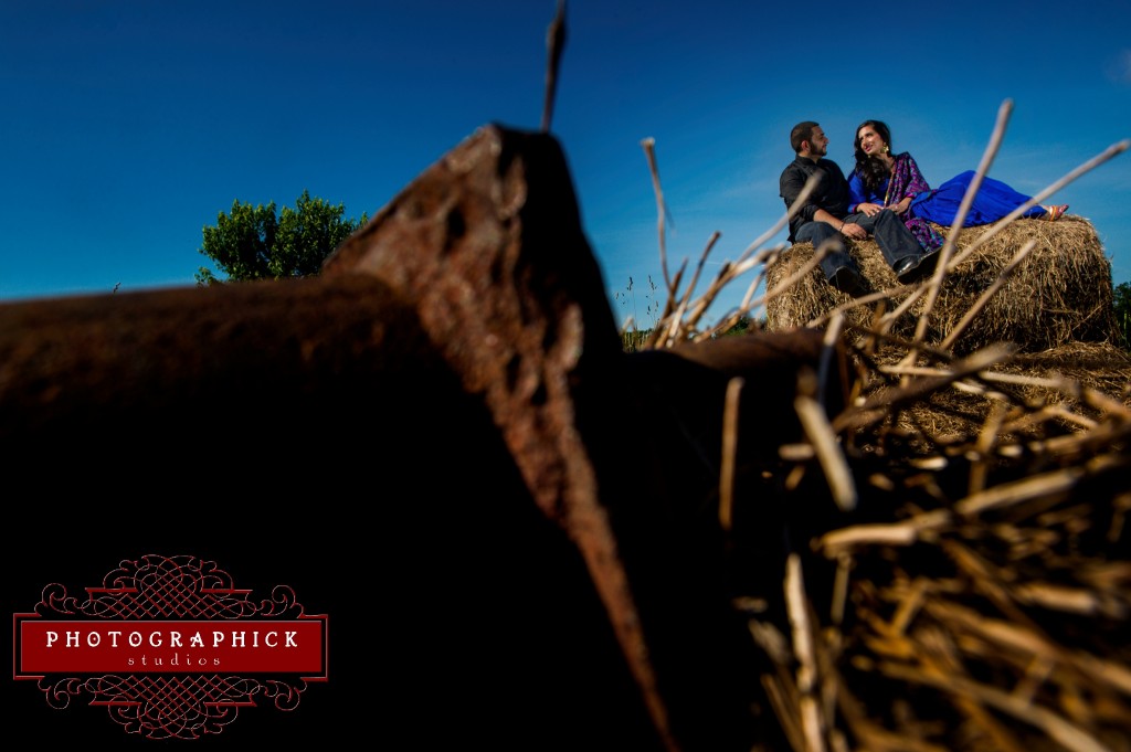 , Sara and Vishal Farm Engagement Session