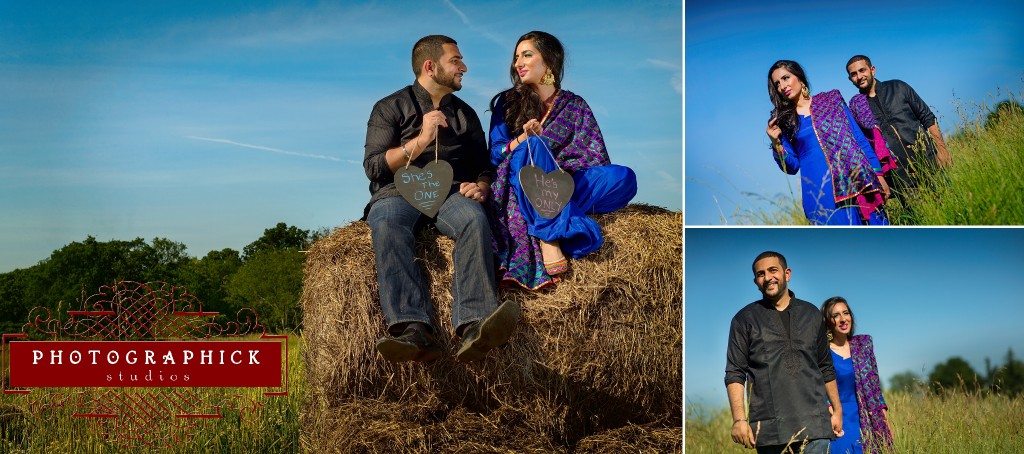 , Sara and Vishal Farm Engagement Session