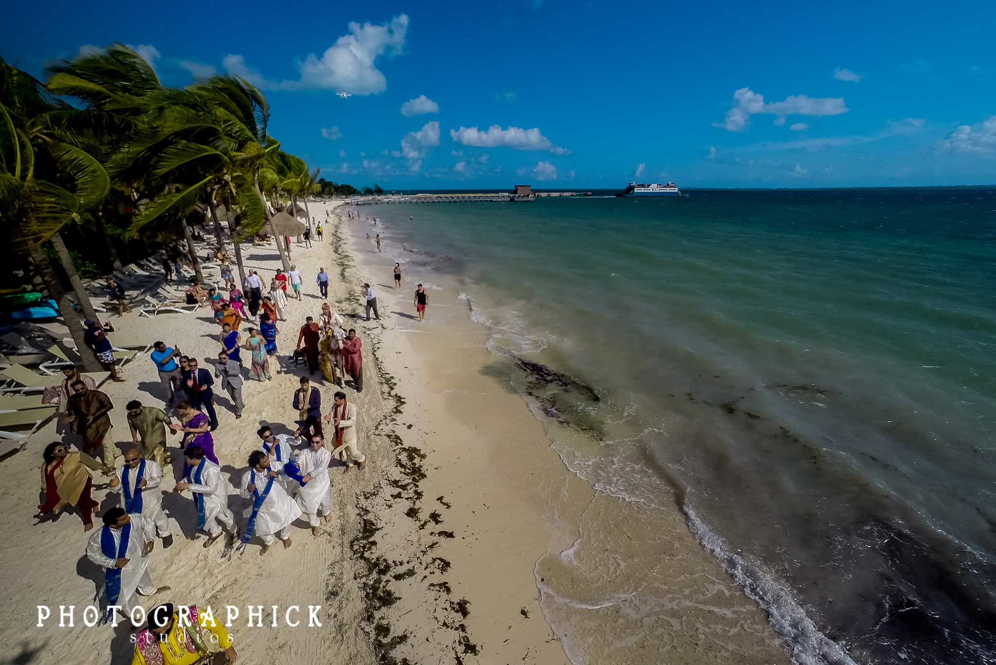 destination indian wedding, Destination Indian Wedding: Sara and Sid Cancun Hindu Wedding