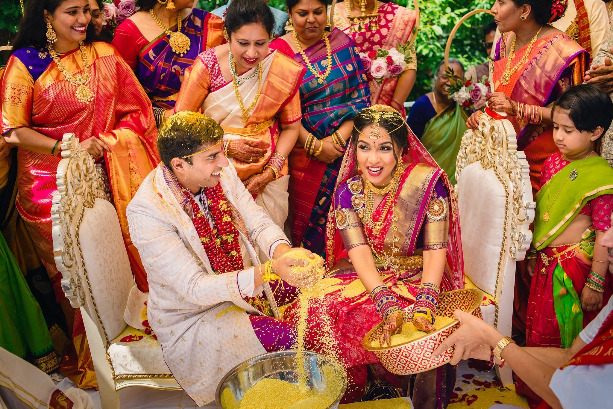 , Westfields Marriott Outdoor Indian Wedding of Ankita and Sreeker